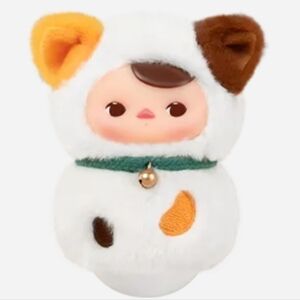 BNWT Popmart Pucky Roly Poly Kitty, Vinyl Plush Blind Box - Calico